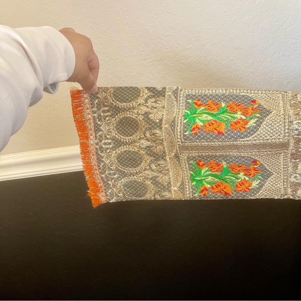 Pakistani Indian Festive Kurta Dress Style Casual Party Wear Full of Embroidery - Picture 5 of 8